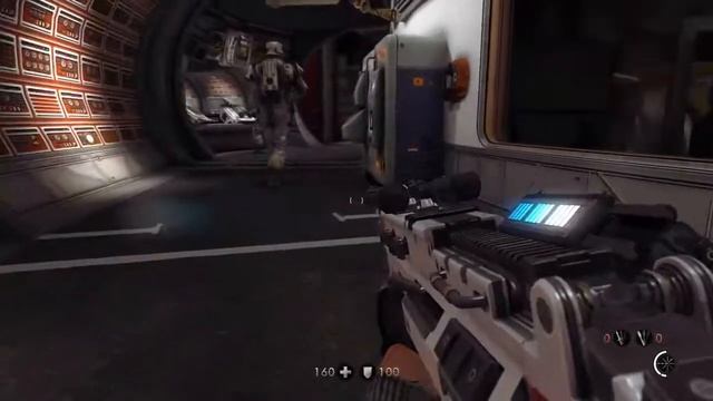 Wolfenstein: the new order PS4. UBER! Пытаемся пройти на высокой сложности:) смотреть онлайн