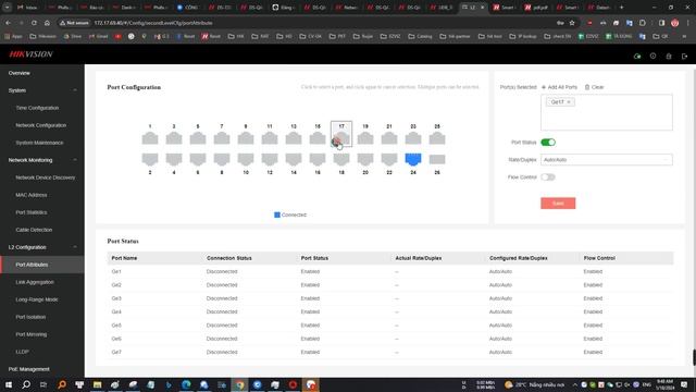 Demo giao diện web Smart Switch Hikvision DS-3E1526P-EI/M mới смотреть онлайн
