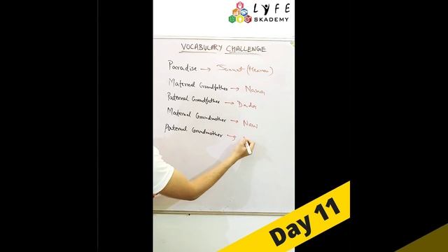 30-Day Vocabulary Challenge | DAY-11 | #SHORTS | Lyfe Skademy смотреть онлайн