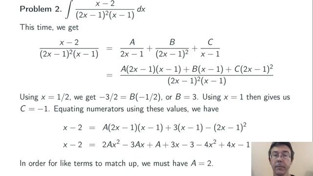 Integration using Partial Fractions: Three Examples смотреть онлайн