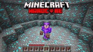 24 ЧАСА Копал Алмазы и Незерит в Майнкрафт Хардкоре !