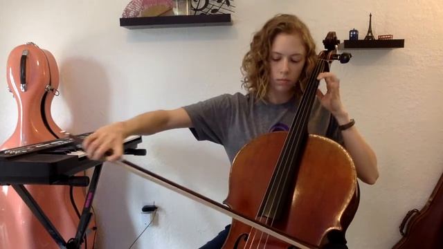 C Major scale and arpeggio - upper octave (cello) смотреть онлайн