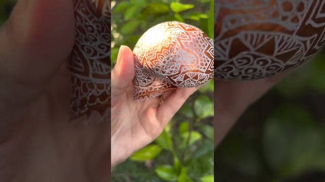 #126 Hand painted Apple snail shell - Turtles смотреть онлайн