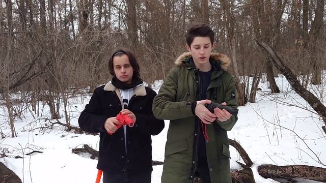 Flare gun from polymer 26mm with spare cartridge, action. Гражданская ракетница. (blog link below) смотреть онлайн