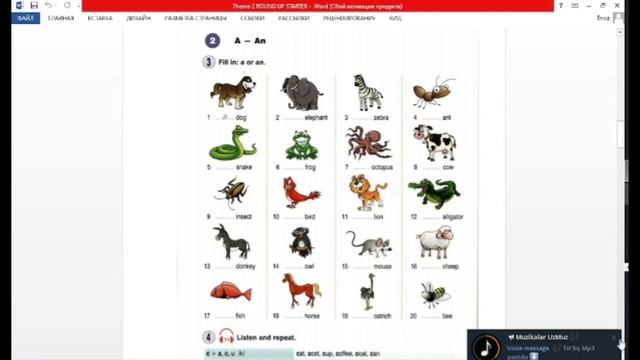 Ingliz tilini 0 dan o'rganamiz Round up Starter 2-dars смотреть онлайн