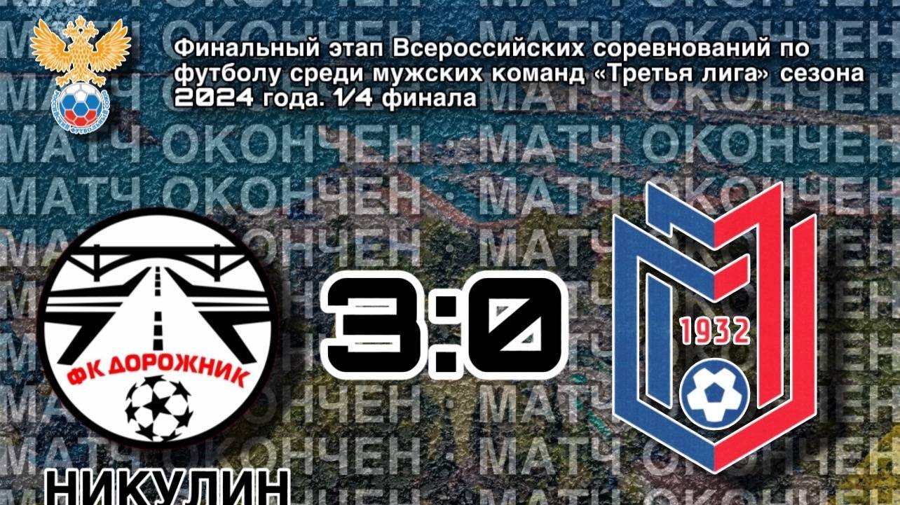 Дорожник - Металлург Мг. Обзор матча смотреть онлайн
