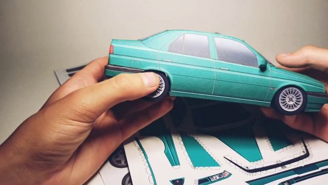Alfa Romeo! - Итальянская модель из бумаги!