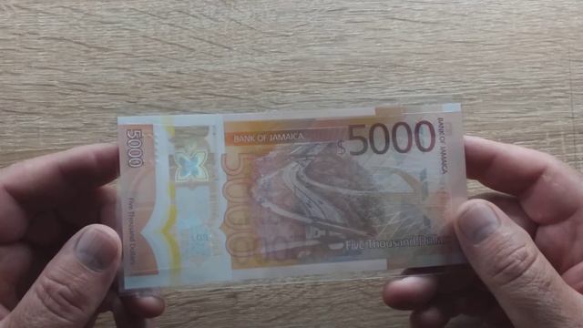 5000 долларов Ямайки - пополнение банкнот - Polymer Banknotes