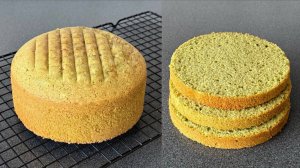 ФИСТАШКОВЫЙ БИСКВИТ! Высокий, нежный, воздушный!💚⭐️ Лучший рецепт!