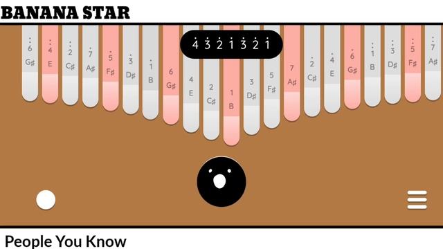 People You Know - Selena Gomez (kalimba Cover) Easy Tabs Keylimba App