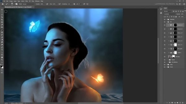 Русалочка Photoshop Manipulation   Speed ART   Tutorial