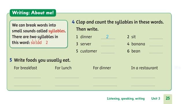 Family and friends special edition grade 5. Unit 3: The food here is great; Lesson 6. смотреть онлайн