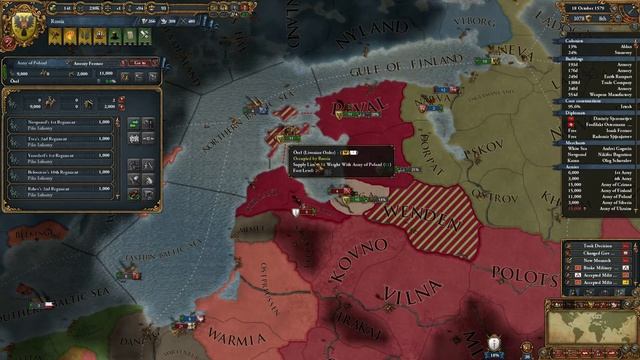 Tok plays EU4 - Russia episode 20 - Livonian or Bust смотреть онлайн