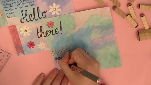 DIY SQUASH BOOK // Penpal Letter Idea