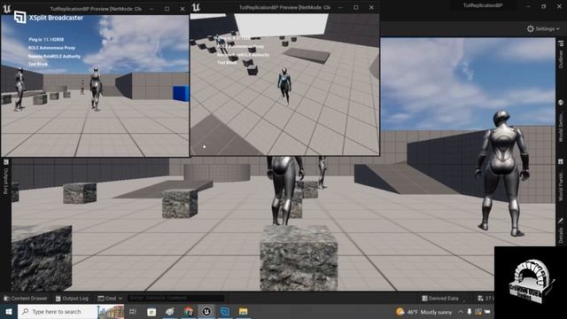 Chapter #3 Blueprint Unreal 4, 5 Replication Tutorial and Advanced Multicast Replication смотреть онлайн
