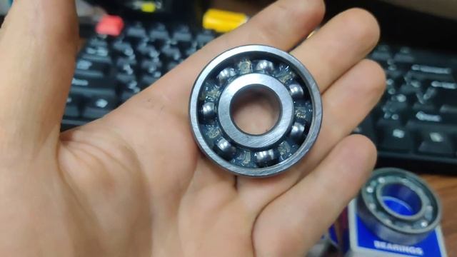 Подделки NSK. Определяем по коду смазки NS7. KYODO YUSHI Multemp SRL.