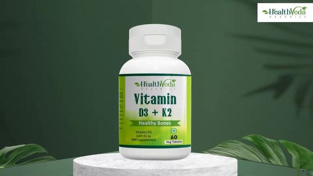 Health Veda organics Vitamin D3+K2 Tablet смотреть онлайн