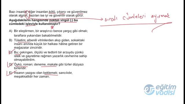 9 Sınıf TDE Multi Soru Bankası Ünite 03 Test 16 Soru Çözümleri смотреть онлайн