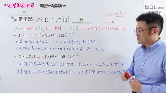 【Ｎ１文法】～ようによって смотреть онлайн