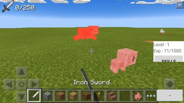 Skills Mod для Minecraft PE 0.14.1 смотреть онлайн