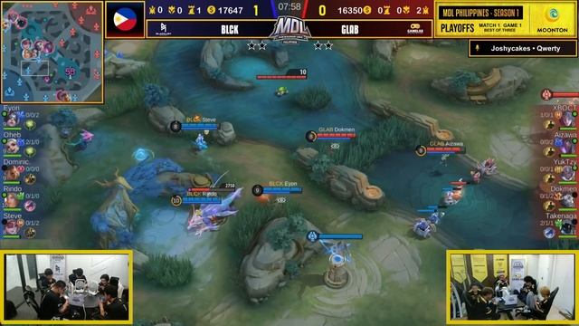 MDL PH S1 Playoffs Day 2 GLAB vs BLCK Game 1 смотреть онлайн