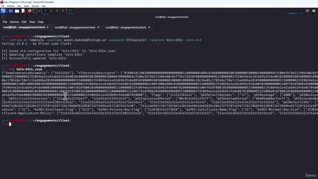AD Pentest 05 Module  - 60 -Forest Trust Abuse Via AD CS ESC4 Attack