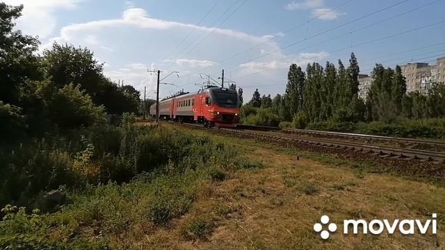 ЭП3Д-0053 на перегоне Толоконцево - Н.Новгород. смотреть онлайн