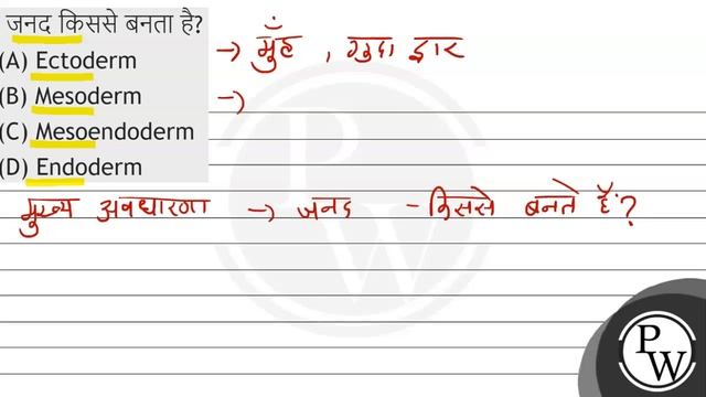 जनद किससे बनता है? (A) Ectoderm (B) Mesoderm (C) Mesoendoderm (D) Endoderm смотреть онлайн