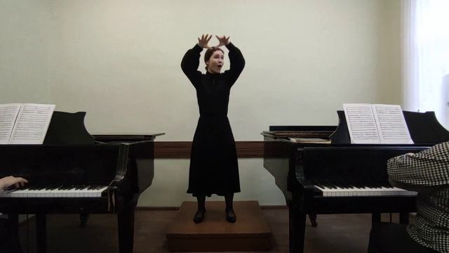 Ажиханова Анна Григорьевна муз. С.М. Слонимского, слова народные "Печальное сердце моё" смотреть онлайн