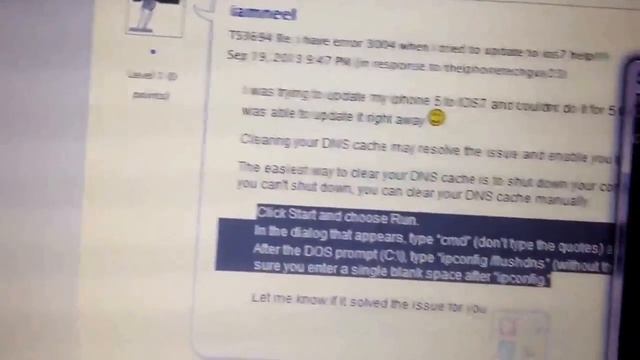 IPhone 3004 Error Fix