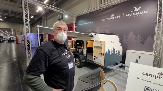 Freizeitmesse Nürnberg 2022 | Der Bruno von Kuckoo | Ein toller Miniwohnwagen! | #kuckoo_camper смотреть онлайн
