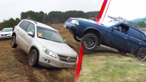 КОСМИЧ! СПОР Москвича и Кроссоверов, бездорожье! Volkswagen, KIA, Duster 4x4, Subaru, Toyota.