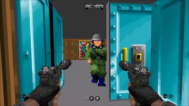 Wolfenstein The New Order Oldschool Easteregg