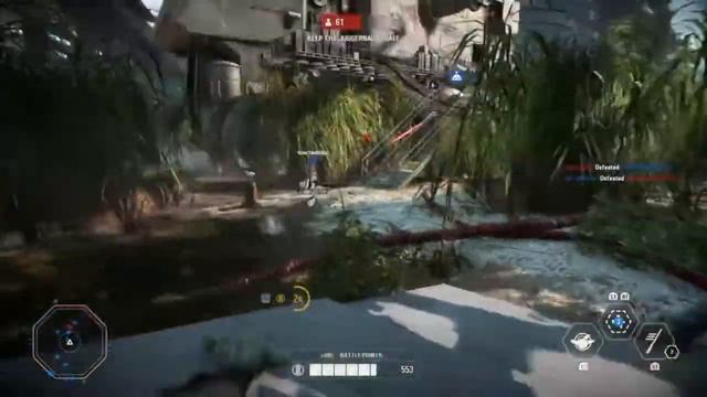 39 YODA KILLSTREAK ON KASHYYYK - STAR WARS BATTLEFRONT 2 смотреть онлайн