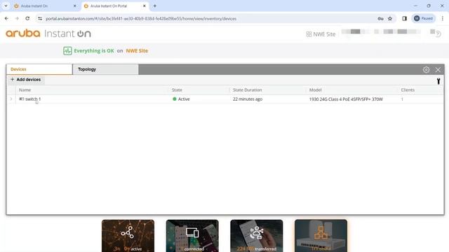 Configure HPE Instant On 1930 using the Instant On Portal. смотреть онлайн