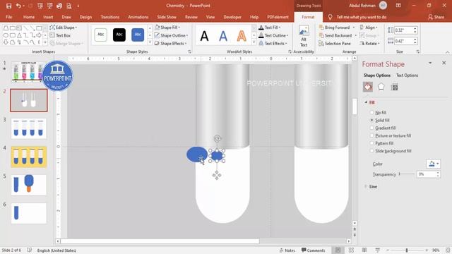 Chemistry Slide in PowerPoint смотреть онлайн