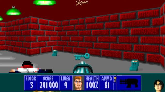 Wolfenstein 3D (1992) ► Part 33: E4M3 ► I Am Death Incarnate! ► 100%