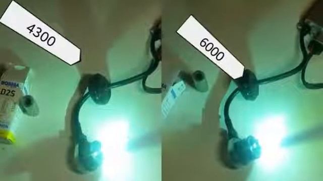 Xenon Bosma 4300k vs 6000k смотреть онлайн