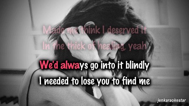 Selena Gomez - Lose You To Love Me [karaoke/Instrumental] смотреть онлайн
