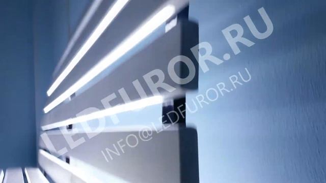 Скамейка с динамической подсветкой