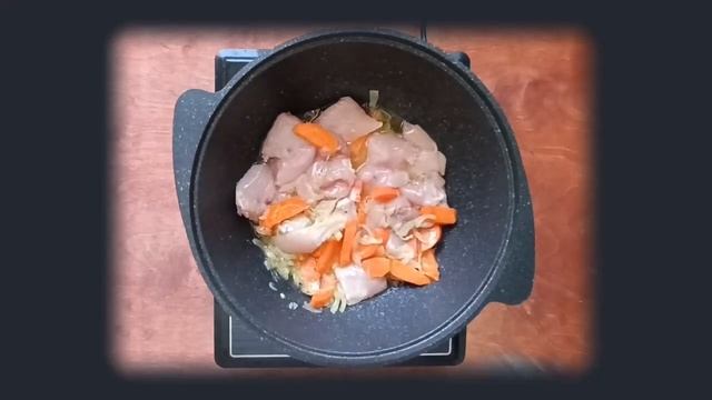 Жаркое из курицы, картофеля и капусты смотреть онлайн