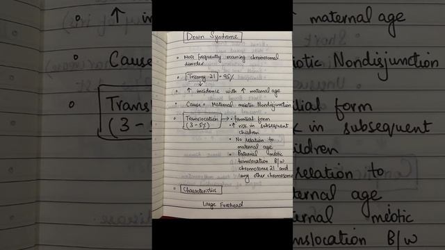 Down Syndrome Part 1 Of 3