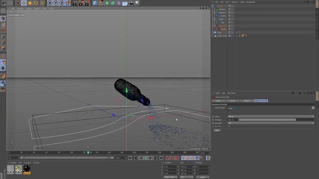 Tutorial - RealFlow | Cinema 4D Particle-Object Interaction: Fluid colliding смотреть онлайн