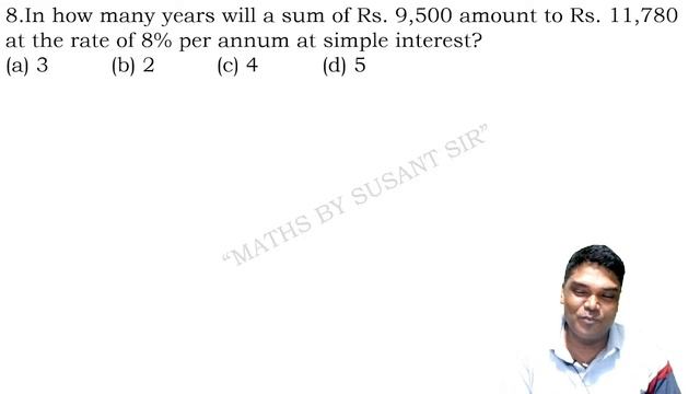 MOCK TEST - 105 (MATH) FOR RI / AMIN / OSSC CGL / ICDS EXAM смотреть онлайн