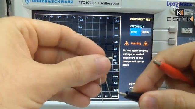 CURVA CARACTERÍSTICA DE COMPONENTES COM OSCILOSCÓPIO RTC1002 ROHDE & SCHWARZ смотреть онлайн