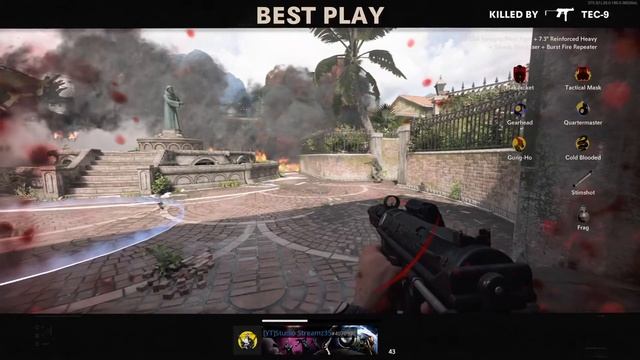 New Tec 9 Kill Cam*(Semi Auto Is Beast)New Meta
