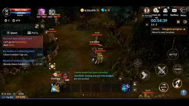 CABAL MOBILE (PH) Lake in Dusk (MAP PART) The Last Apocalypse Card quest, Hiding Boss Fashik смотреть онлайн