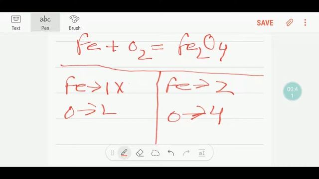 Fe +O2=Fe2O4 Balanced Equation ||Iron plus Oxygen Balanced Equation смотреть онлайн