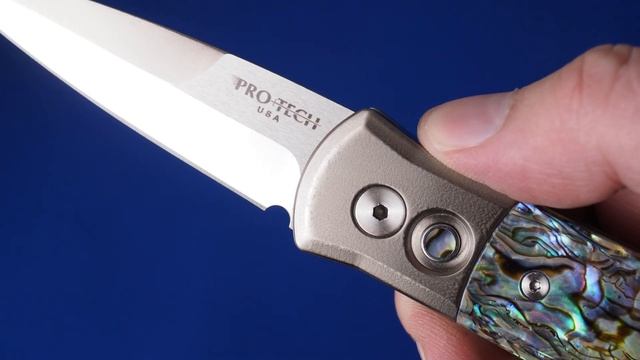 НОЖ PRO-TECH CUSTOM GODSON ABALON USA смотреть онлайн