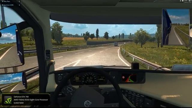ETS2 Convoi Integra 9.11.15 part2 смотреть онлайн